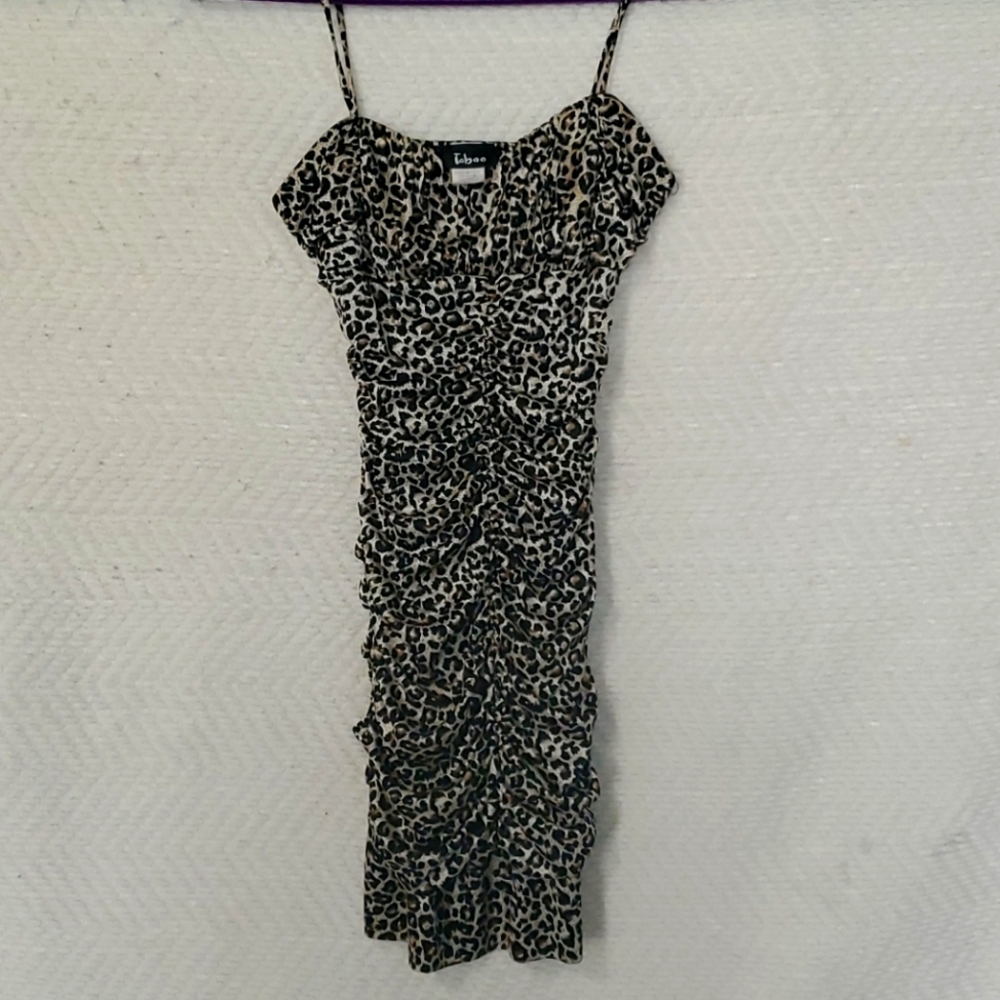 Taboo leopard print dress size Small